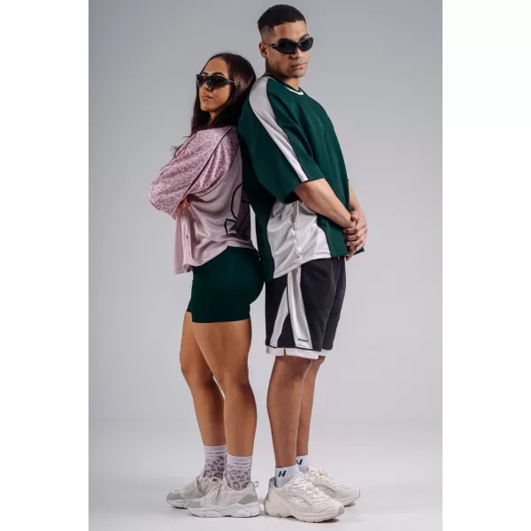  Prevelika majica s kratkimi rokavi 97 NEBBIA PRIMAL 862 ROZA LEOPARD 