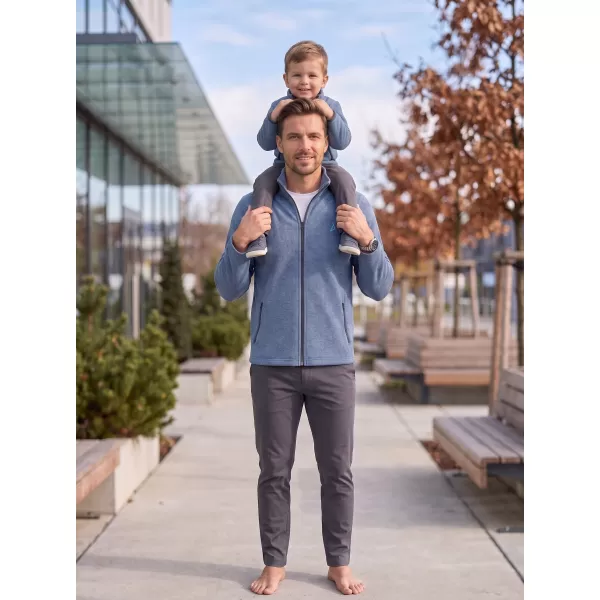  Moški pulover iz flisa ALTISPORT ALM002852 TEMNI DENIM POUDARKI 