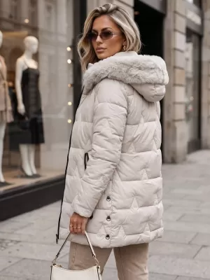 Ženska jakna DSTREET TY5737 BEŽ