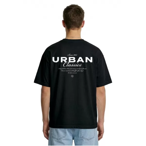  Moška majica s kratkimi rokavi URBAN CLASSICS TB8665 ČRNA 