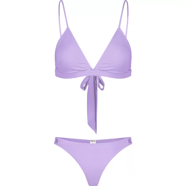  Ženski spodnji del bikinija NORDBLANC TWINKLE NBSSS8242 VIJOLIČNA 