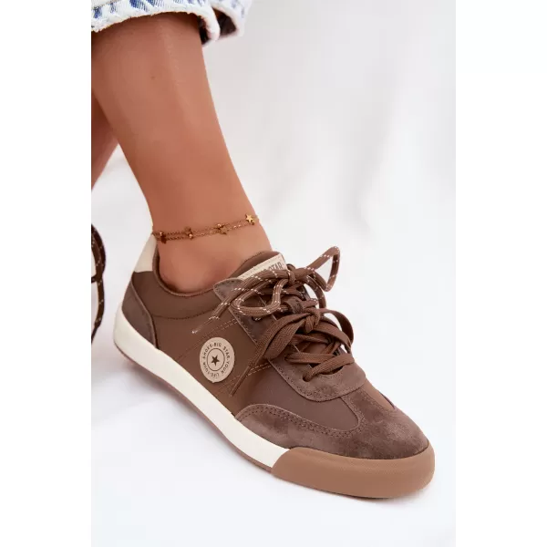  Ženske superge BIG STAR SHOES UU274002 RJAVA/BEŽ 