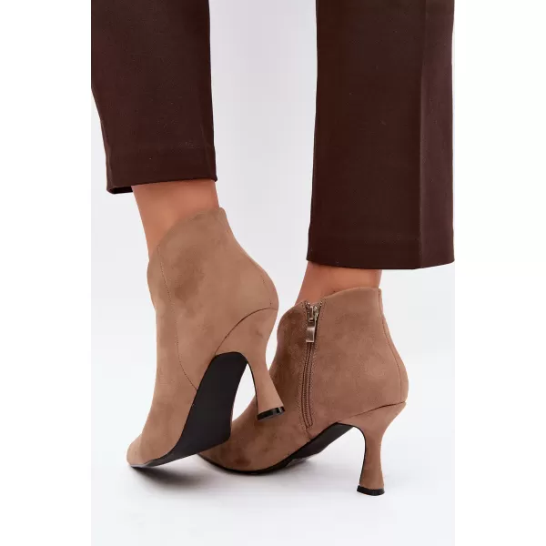  Ženski gležnjarji BOTO D-219 KAKI 