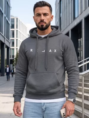 Moški pulover DSTREET NX0001BX-05-09 TEMNO SIVA