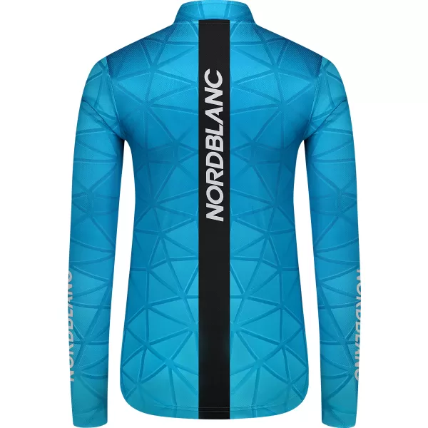  Ženski kolesarski dres NORDBLANC VELOFLOW NBSLF8105 TURKIZNA 