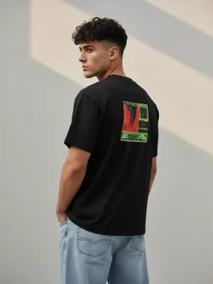 Moška majica s kratkimi rokavi DSTREET RX5304 ČRNA