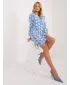 Obleka SUBLEVEL D73771M30427A SVETLO MODRA