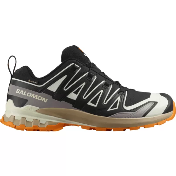  Moški čevlji SALOMON XA PRO 3D V9 GORE-TEX L47881900 ČRNI/VANILJEV LED/KURKUMA 