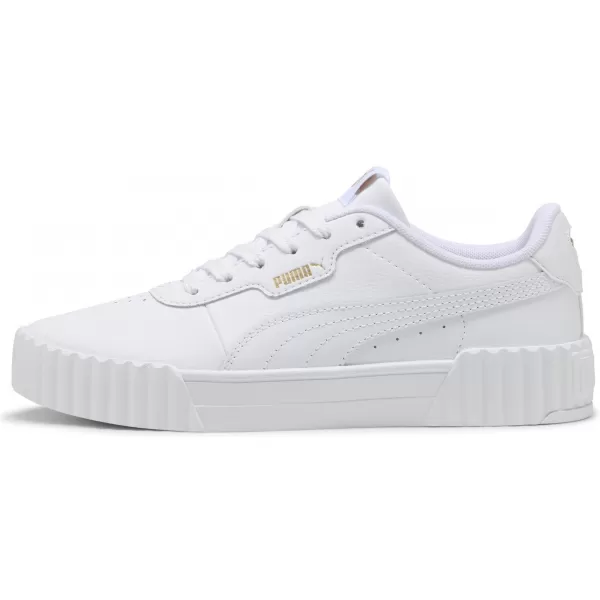  Ženski čevlji PUMA CARINA 3.0 40036501 PUMA BELA/PUMA ZLATA 