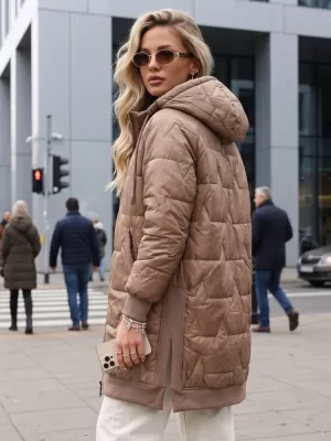 Ženska jakna DSTREET TY5811 KARAMELA