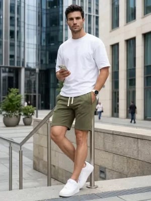 Moške kratke hlače DSTREET SX2627 KAKI