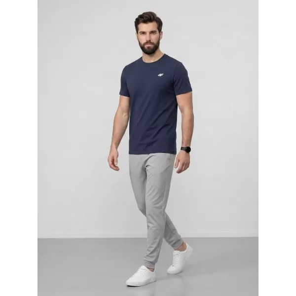  Moška majica s kratkimi rokavi 4F WAW25TTSHM2373 DENIM 