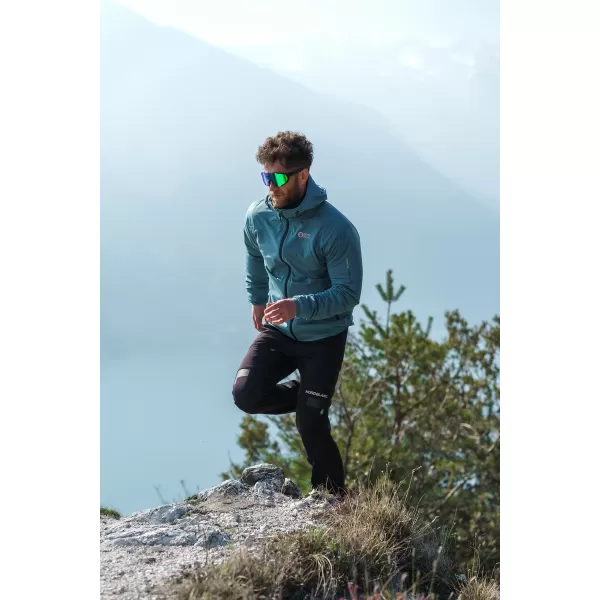  Moška nepremočljiva softshell jakna NORDBLANC EXPEDITIOUS NBSSM8323 ZELENA 