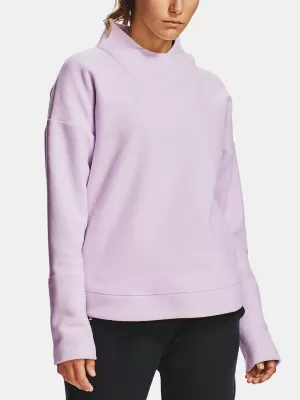 Ženski pulover UNDER ARMOUR RECOVER FLEECE WRAP NECK 1356347-570 VIJOLIČNA