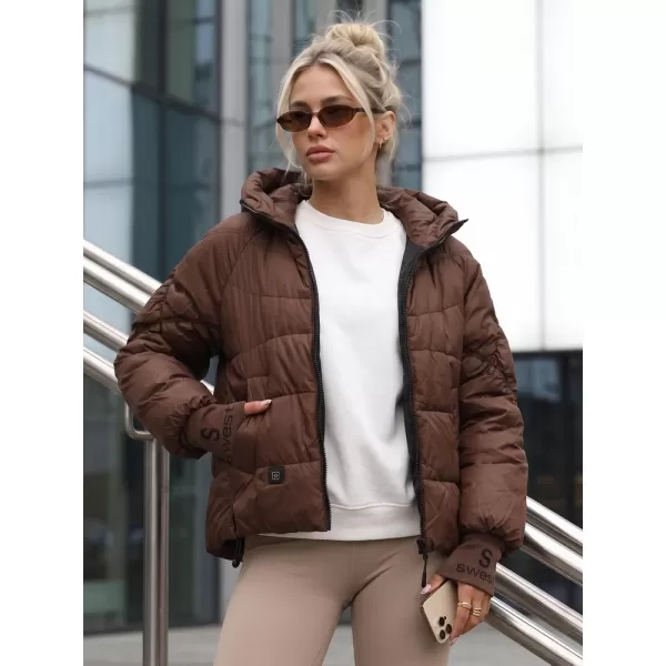  Ženska jakna DSTREET TY5760 RJAVA 
