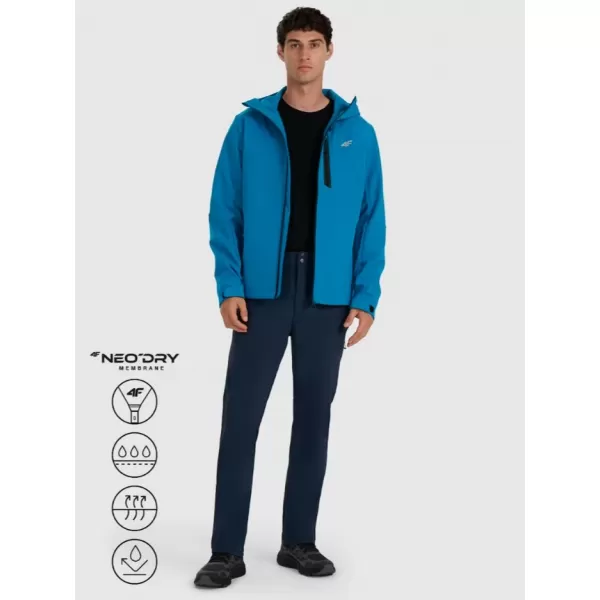  Moška softshell jakna 4F RAW25TSOFM506 MODRA 