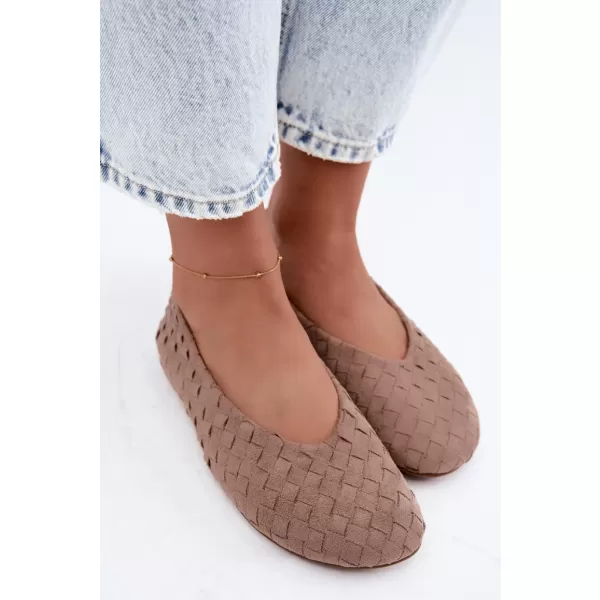  Ženske balerinke BOTO 9867 KAKI 