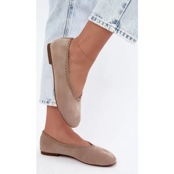  Ženske balerinke BOTO 9897 KAKI 