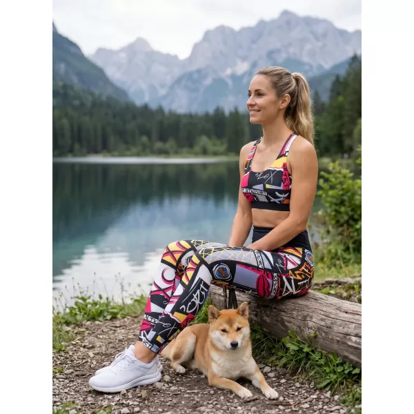  Ženske vrhunske dolge funkcionalne pajkice (nove velikosti) ALTISPORT VOJ/ALW041LEG05 ČRNA 