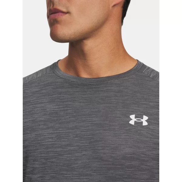  Moška majica s kratkimi rokavi UNDER ARMOUR TECH TEXTURED SS 1382796-026 SIVA 