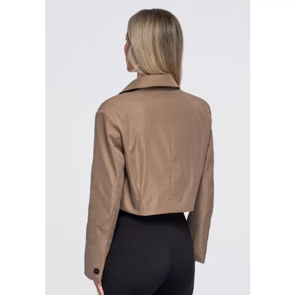  Ženska jakna OMBRE OW-BL-E0007 BEŽ 