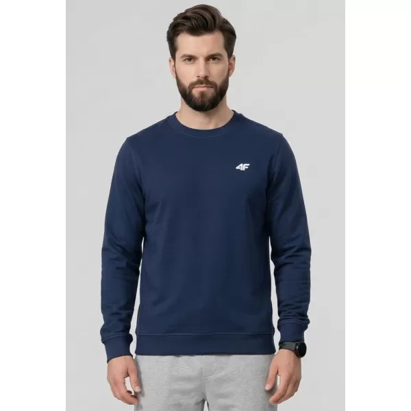  Moški pulover 4F WMM00TSWSM1768 NAVADE 