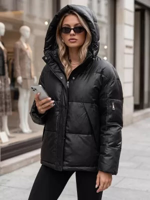 Ženska jakna DSTREET TY5966 ČRNA
