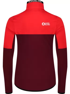 Ženski powerfleece pulover NORDBLANC IDOL NBSFL8337 BORDO