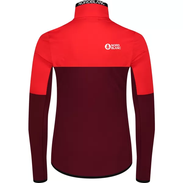  Ženski powerfleece pulover NORDBLANC IDOL NBSFL8337 BORDO 