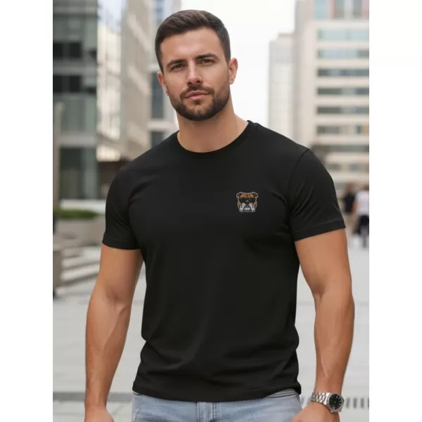  Moška majica s kratkimi rokavi DSTREET NX0125R-BK ČRNA 