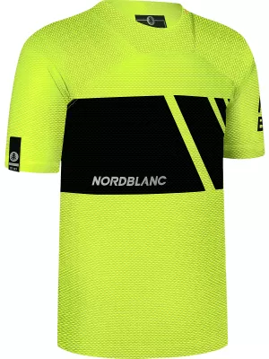 Moška funkcionalna kolesarska majica NORDBLANC MUD NBSMF8083 SVETLO RUMENA