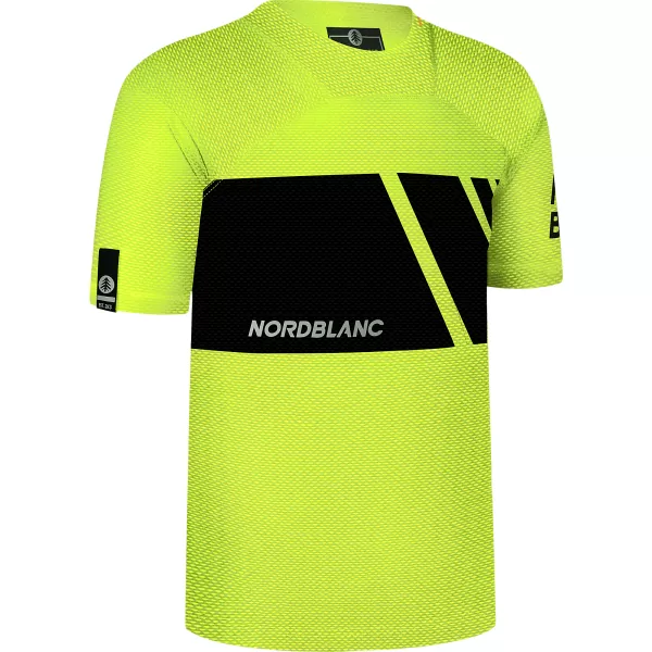 Moška funkcionalna kolesarska majica NORDBLANC MUD NBSMF8083 SVETLO RUMENA 
