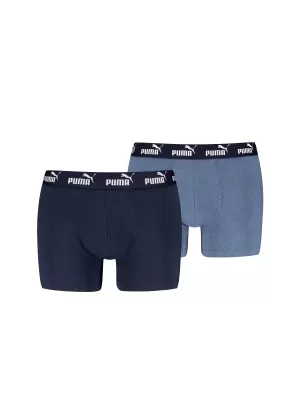 Moške boksarice PUMA ELEMENTS MEN BASIC BOXERS 2P 93875310 DENIM