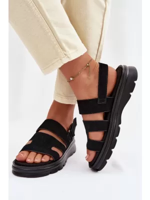 Ženske sandale BIG STAR SHOES TT274484 ČRNA