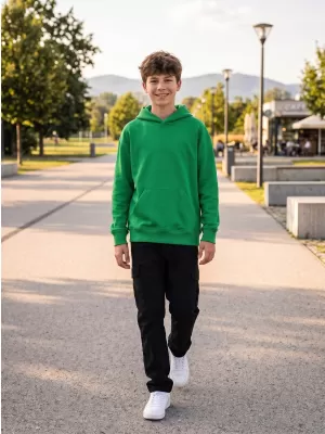 Otroški pulover MALFINI CHILL 423 SREDNJE ZELENA