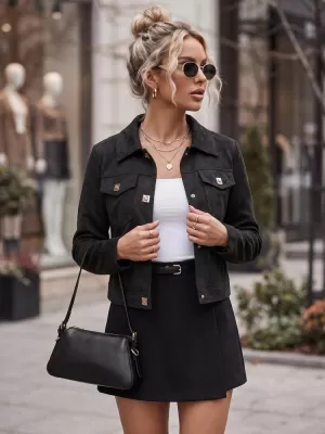 Ženska jakna DSTREET TY5880 ČRNA