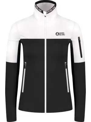 Ženski powerfleece pulover NORDBLANC IDOL NBSFL8337 ČRNA