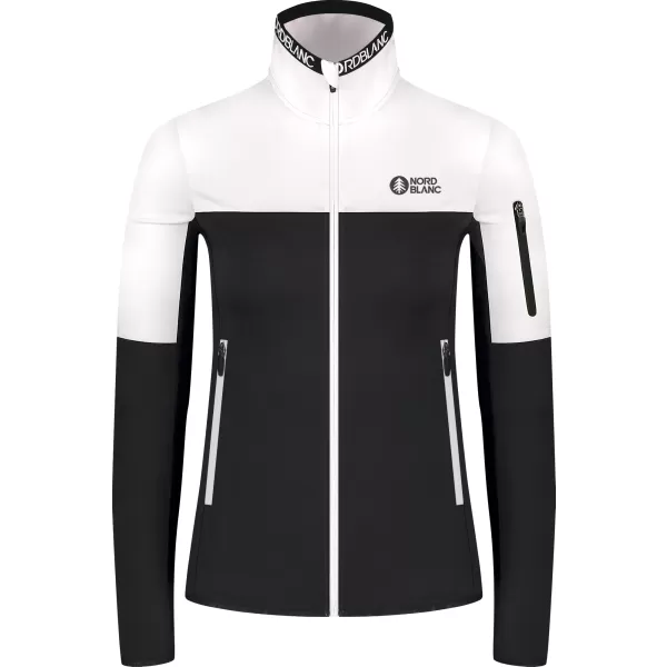  Ženski powerfleece pulover NORDBLANC IDOL NBSFL8337 ČRNA 