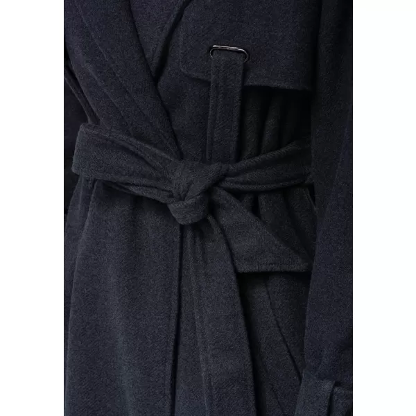  Ženski plašč OMBRE OW-CT-E0005 TEMNO SIVA 
