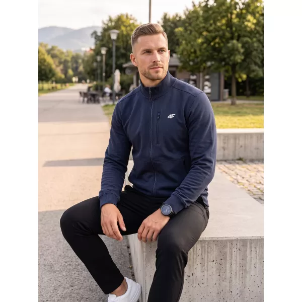  Moški pulover 4F WMM00TSWSM2547 NAVADE 