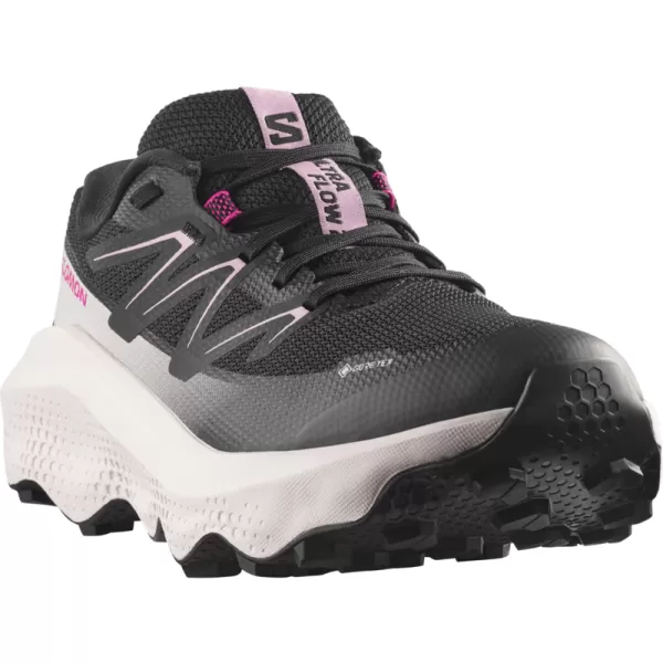  Ženski čevlji SALOMON ULTRA FLOW 2 GORE-TEX L49299500 ČRNA/ZORA ROZA/VANILIJA LED 