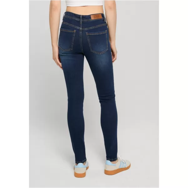  Ženske hlače URBAN CLASSICS TB8370 TEMNO MODRO SPRANO 