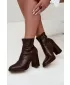 Ženski gležnjarji BOTO NN636 BROWN RJAVA