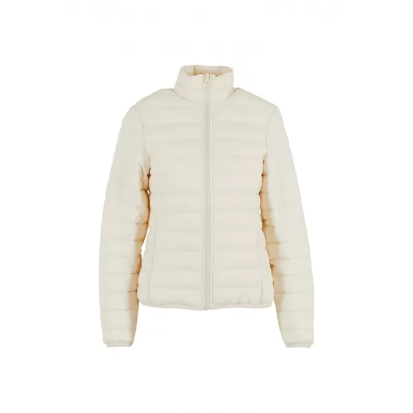  Ženska prešita jakna URBAN CLASSICS TB8711-02903 BELI PESEK 