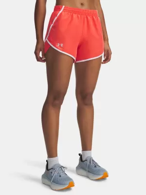 Ženske kratke hlače UNDER ARMOUR UA FLY BY 3'' SHORTS 1382438-690 RDEČA