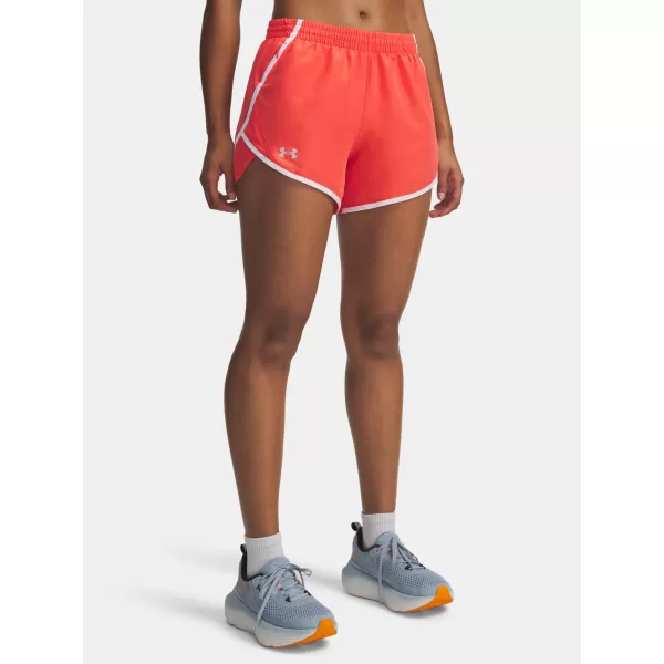  Ženske kratke hlače UNDER ARMOUR UA FLY BY 3'' SHORTS 1382438-690 RDEČA 