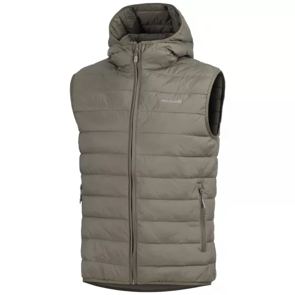  Moški telovnik PENTAGON AURORA 2.0 PUFFER HOODED VEST K04011-2.0 ZELENA 