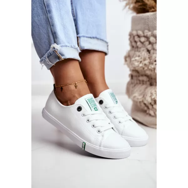  Ženske superge BIG STAR SHOES GG274006 BELA/ZELENA 