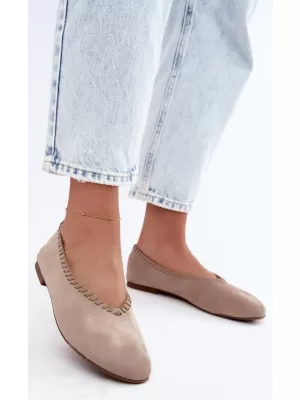 Ženske balerinke BOTO 9897 KAKI