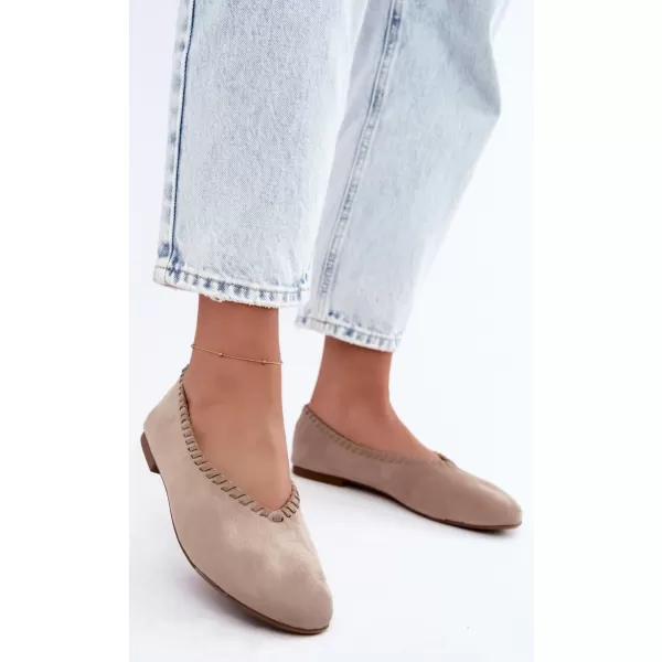  Ženske balerinke BOTO 9897 KAKI 